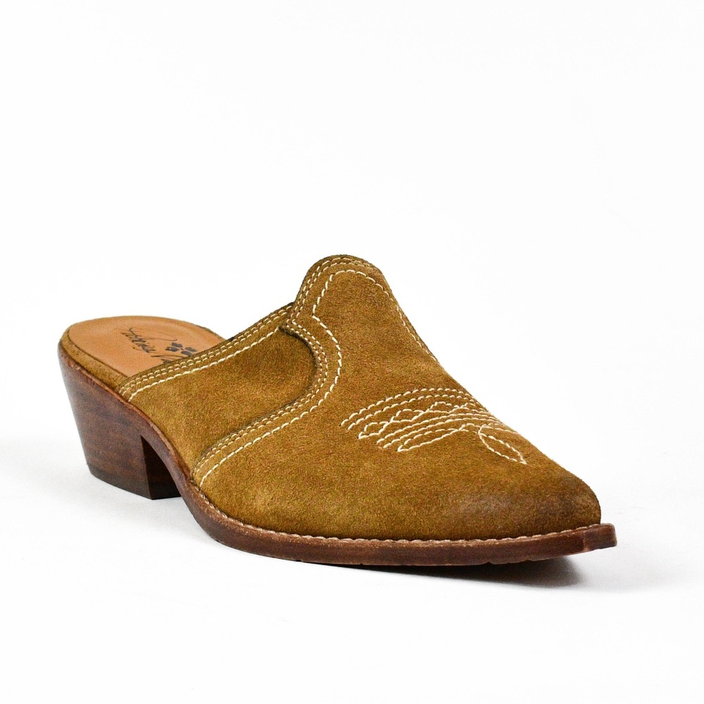 Patricia Nash Women's Battista Slip-On Mules Tan